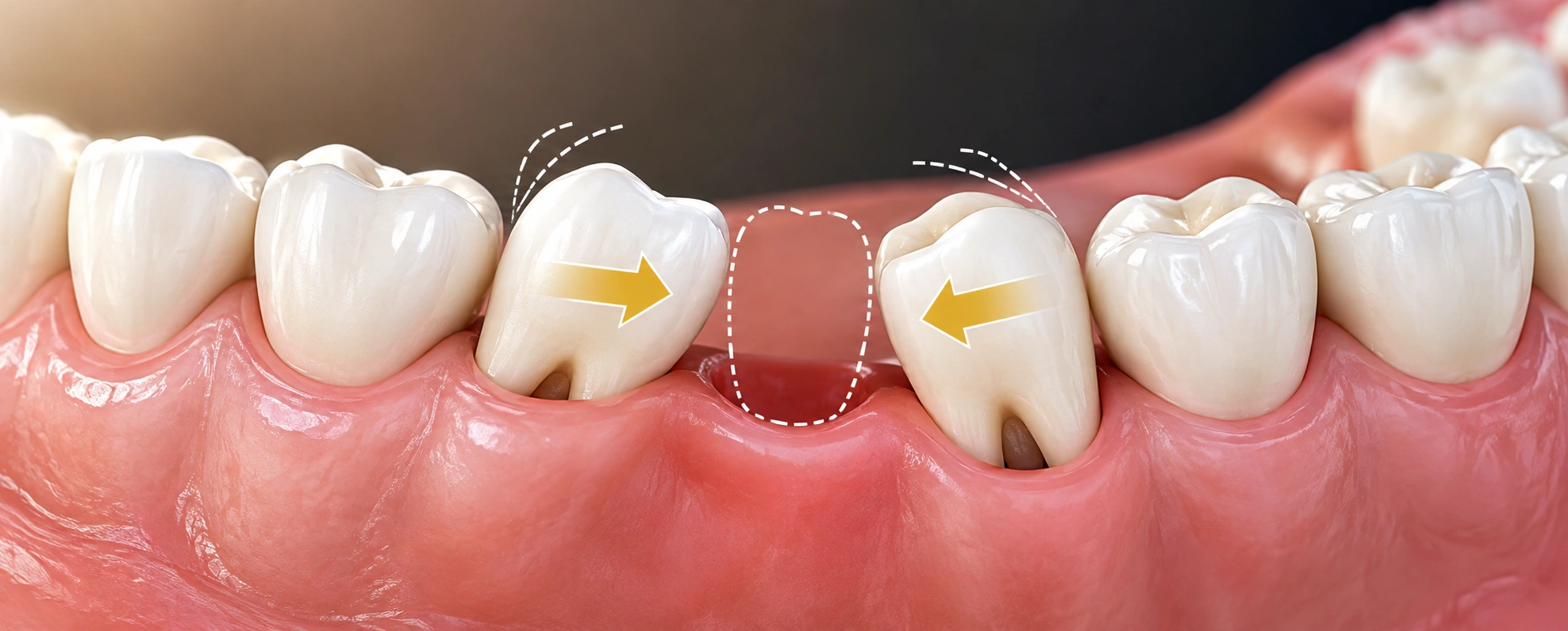 Neighboring Teeth May Shift